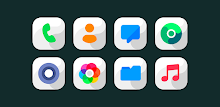 Maahes White - Icon Pack APK
