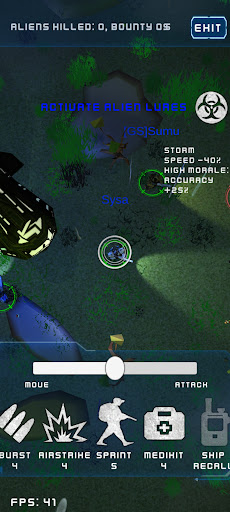 Alien Resistance Group Screen 2