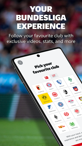 Screenshot of Bundesliga Official App