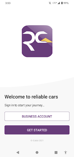 Android application Reliable Cars screenshort