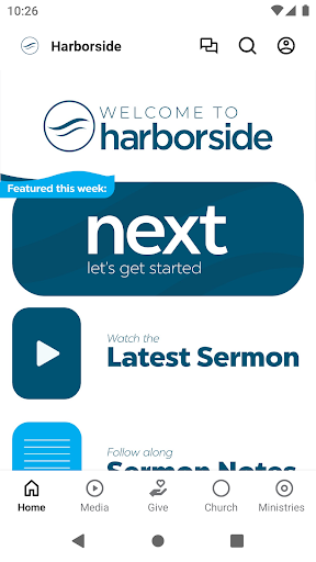 Android application Harborside Christian Church screenshort