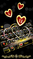 screenshot of Luxury Gold Heart Theme