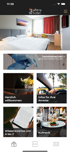 Android application altera Hotel screenshort