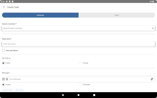 Office Team Work App