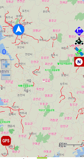 Korea MotorCycle Navigation Screen 3