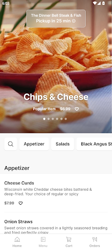 The Dinner Bell Steak & Fish Screenshot 2 - AppWisp.com