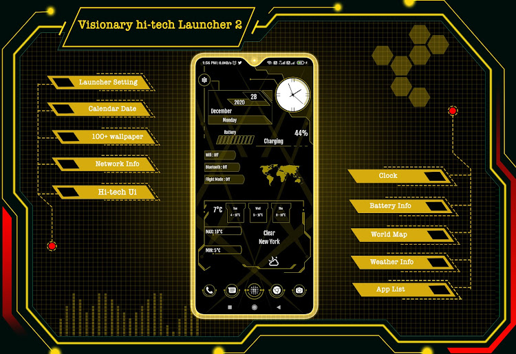 Visionary hi-tech Launcher 2 - 26.0 - (Android)