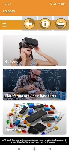 Android application Lojapm screenshort
