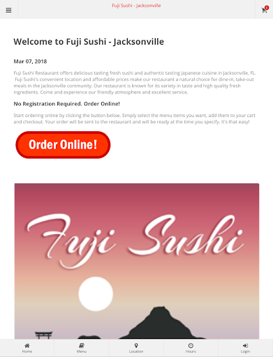 Fuji Sushi Jacksonville Order