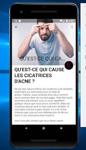 Screenshot 2 Enlever les cicatrices d'acné android