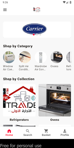 Android application Ideal Cadres Store screenshort