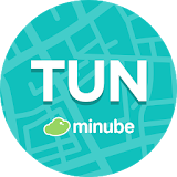Tunis Travel Guide in English with map icon