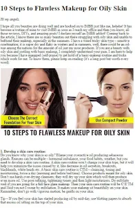 Makeup For Oily Skin Tips