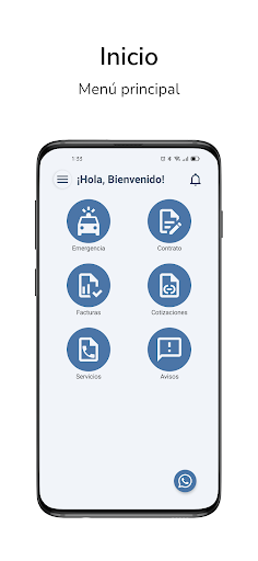 Android application Elevadores del Golfo - Cliente screenshort