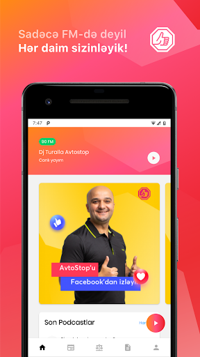 Android application Avtostop screenshort