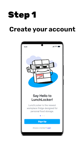 Android application LunchLocker screenshort