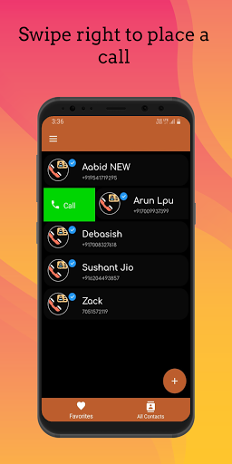 Swipe Dial - Swipe dialer app Screen 3