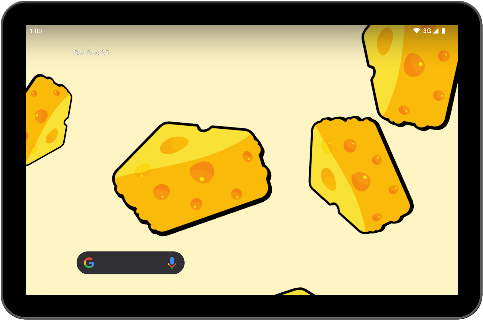 Cheese Live Wallpaper