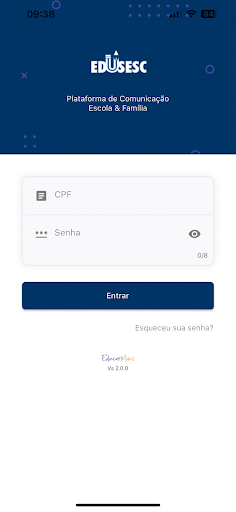Android application EduSesc screenshort