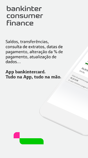 Android application bankintercard Portugal screenshort