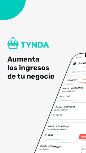 Android application Tynda Negocios screenshort