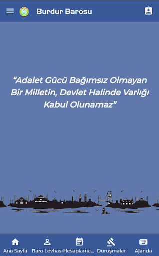 Android application Burdur Barosu screenshort