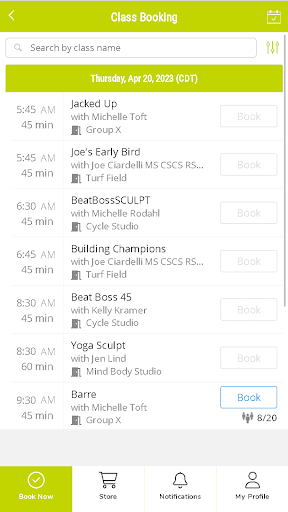 The Takedown Gym Screen 3