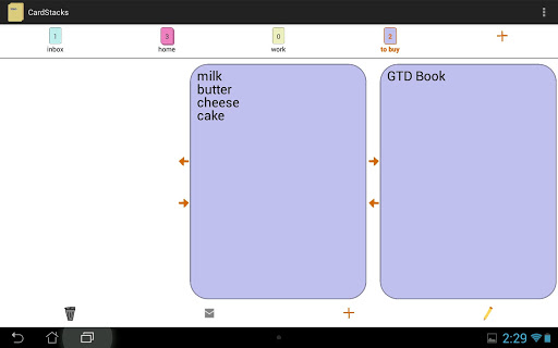 CardStacks Screen 2
