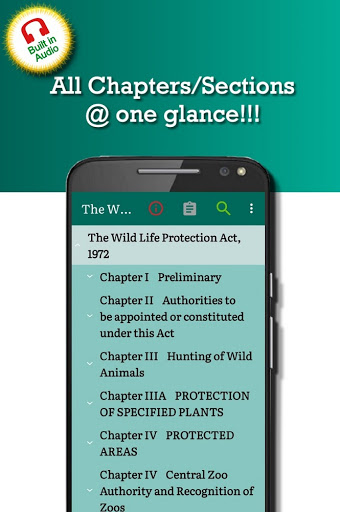 Android application Wild Life (Protection)Act 1972 screenshort