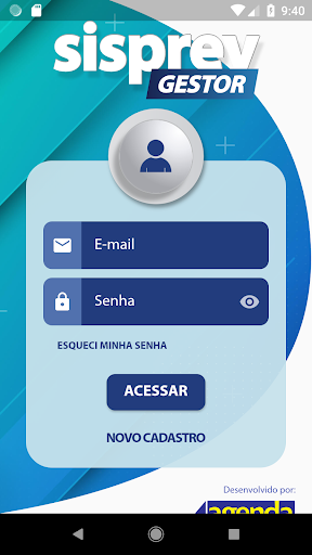 Android application Sisprev Gestor screenshort