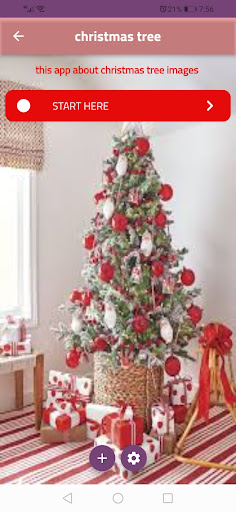 Android application Christmas tree screenshort