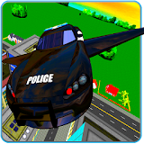 Fly Real Police Car Simulator icon