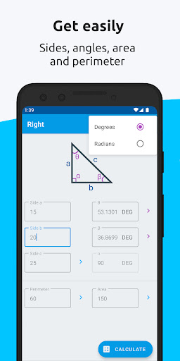 Trigonometry Calculator Pro Screen 2
