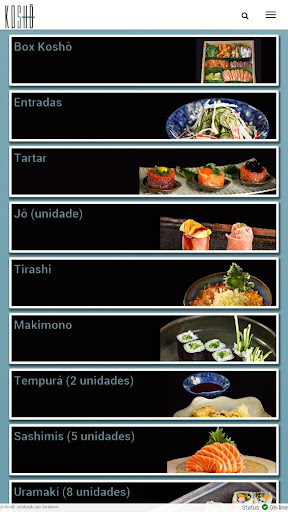 Koshô Delivery Screen 3