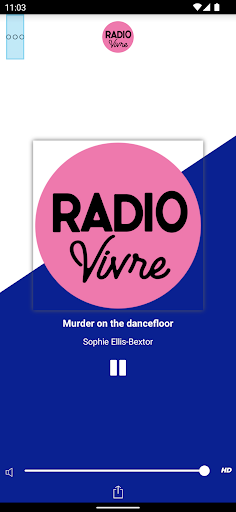 Android application Radio Vivre screenshort