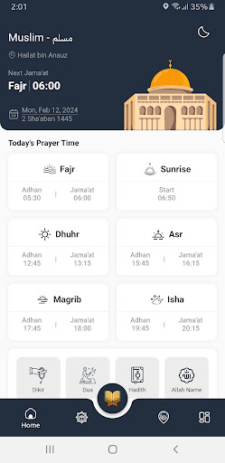 Android application Muslim - مسلم screenshort