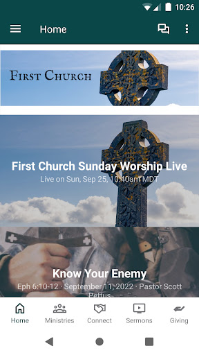 Android application First Church Artesia screenshort