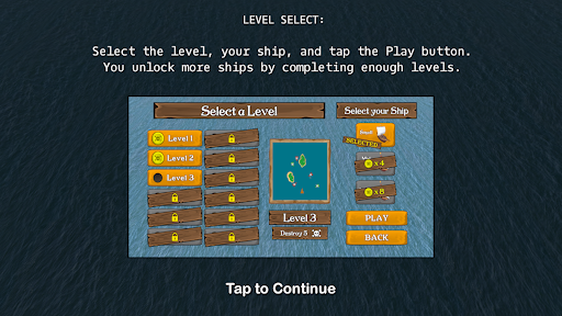Pirate Sea Battle Challenge Screen 2