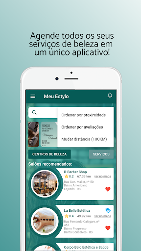 Android application Meu Estylo screenshort