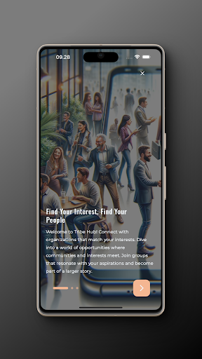 Android application Tribe Hub screenshort