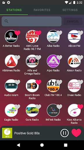 Android application Albania Radio screenshort