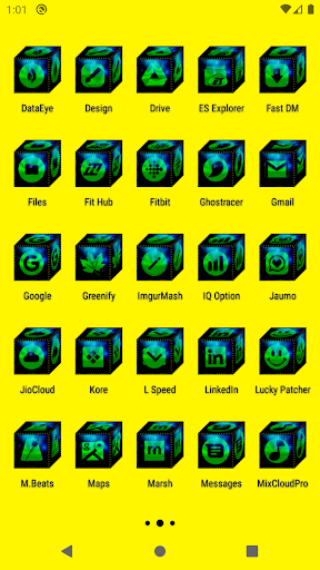 3D Green Icon Pack Screen 3