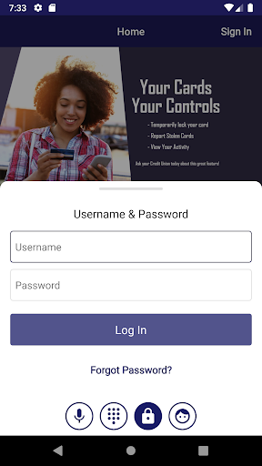 Android application SLO Credit Union screenshort