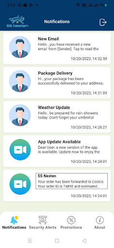 Android application SmartyHub screenshort