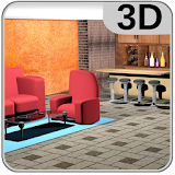 3D Room Escape-Puzzle Livingroom 3 icon