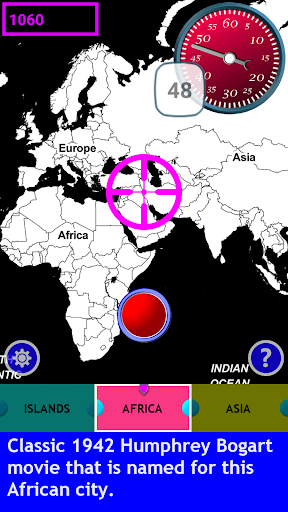 Android application MAP GAME screenshort