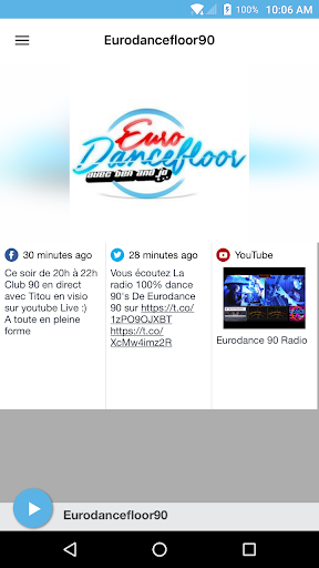 Android application Eurodancefloor90 screenshort