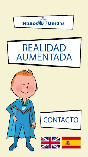Android application Superheros ManosUnidas screenshort