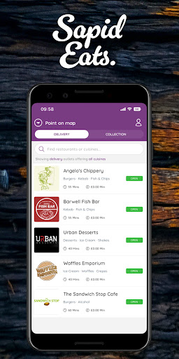 Sapid Eats Screenshot