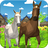 Horse Family  -  Animal Simulator 3D icon
